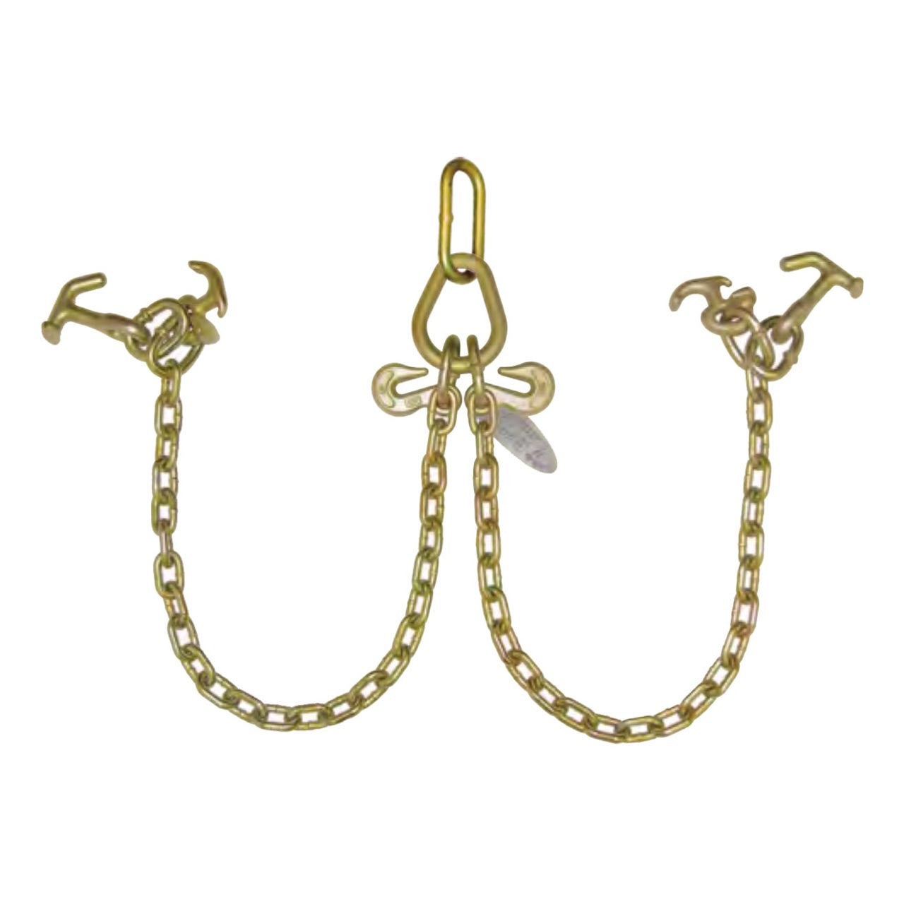5/16" x 3' Low-Profile Grade 70 R & Hammerhead T-J Hook V-Chain - LP11-8RH