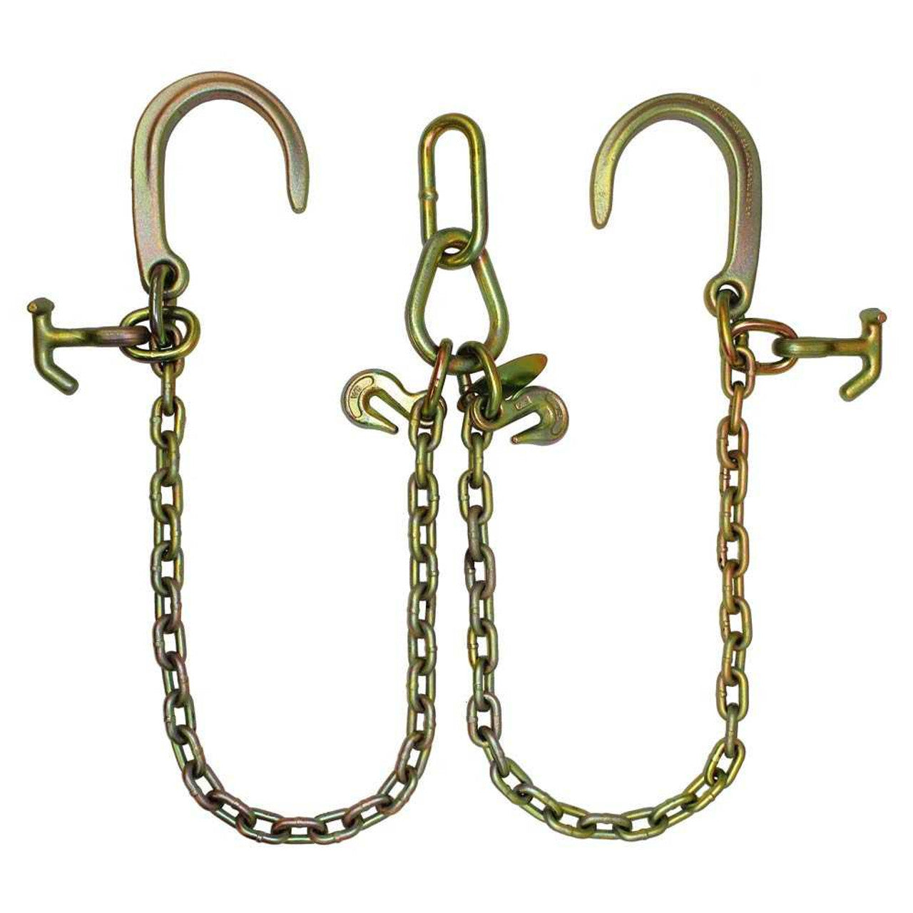 70 V-chain with 15" J Hooks and Hammerhead™ T-J Combo Hooks