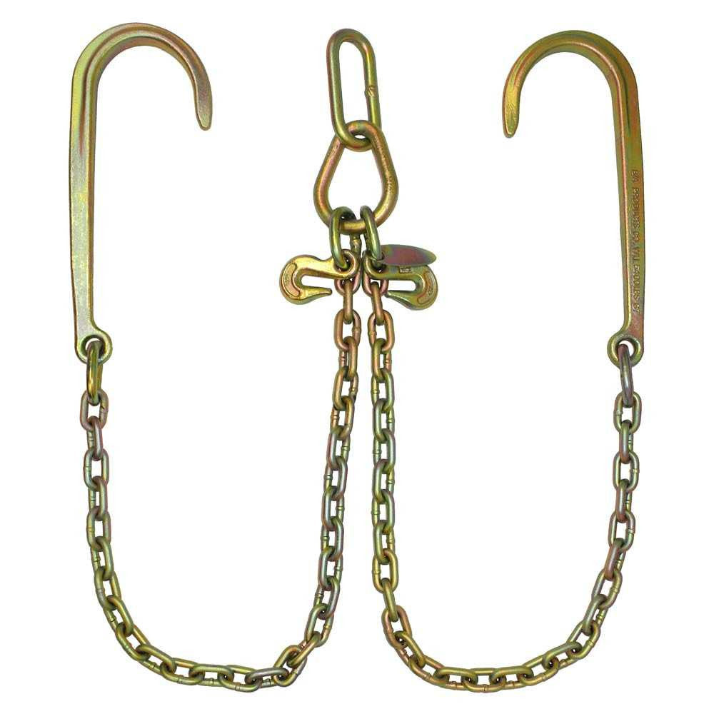 5/16" Low-Profile Grade 70 15" J Hook V-Chain