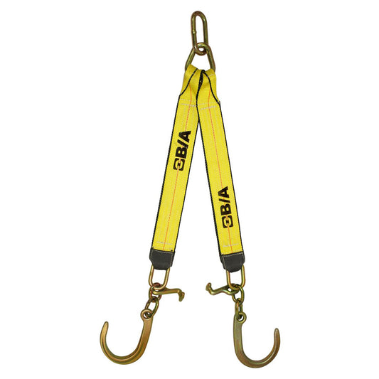 Low-Profile T & 8" J Hook V-Strap w/2' Legs - LP11-8FCT