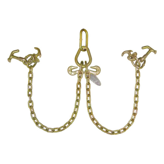 5/16" x 3' Low-Profile Grade 70 R & Hammerhead T-J Hook V-Chain - LP11-8RH
